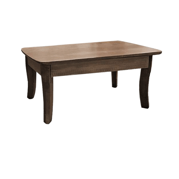 French Curve Solid Wood Coffee Table00-01