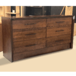 Solid Wood Live Edge Dresser |  Custom 6-Drawer Dresser 01-01