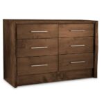 Solid Wood Live Edge Bedroom Set | Solid Wood Live Edge Dresser |  Custom 6-Drawer Dresser -01