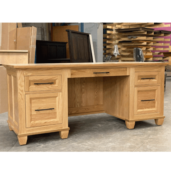 Algonquin Solid Wood Executive Desk-02