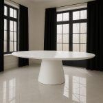 Statland Dining Table | Solid Wood Modern Table 01-06