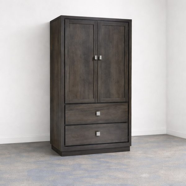 Hockley Solid Wood Wardrobe | Handcrafted Custom Armoire  00-01