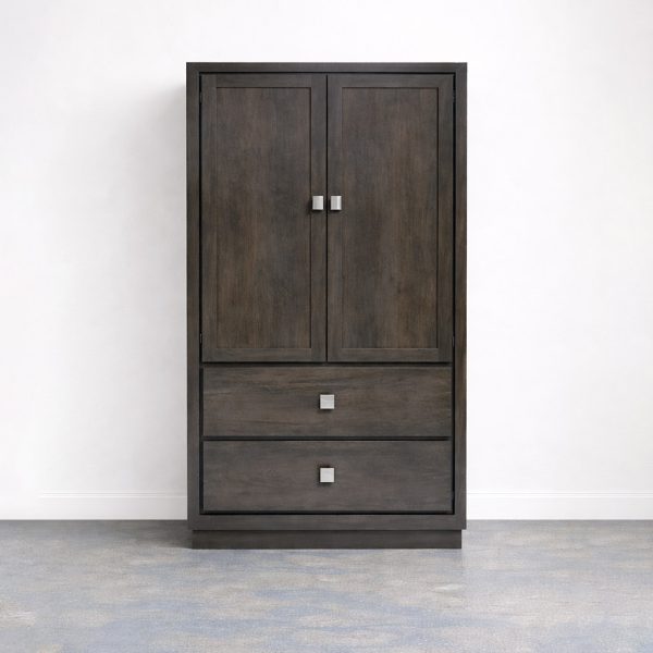 Hockley Solid Wood Wardrobe | Handcrafted Custom Armoire  00-02