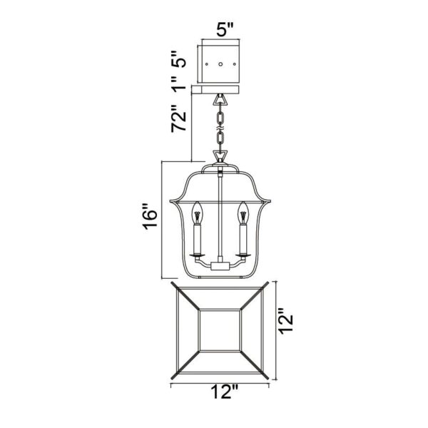 Tudor Pendant (Cw1223P12) - Image 4