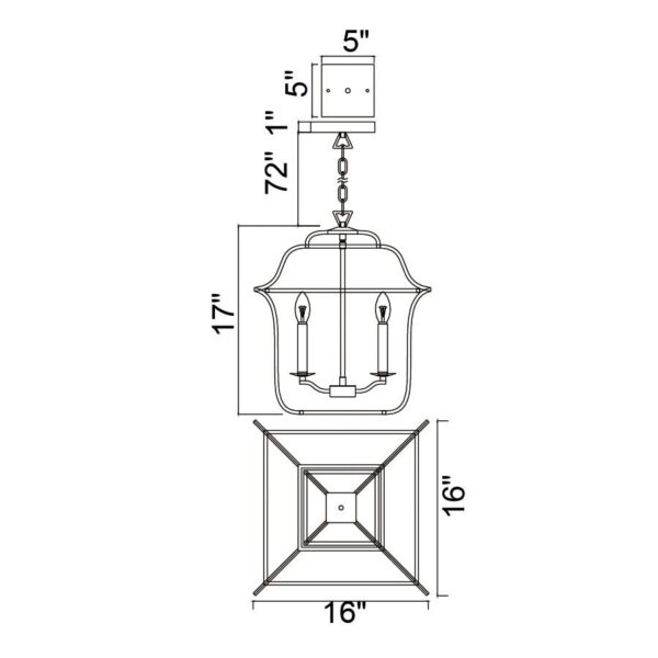 Tudor Pendant (Cw1223P16) - Image 4