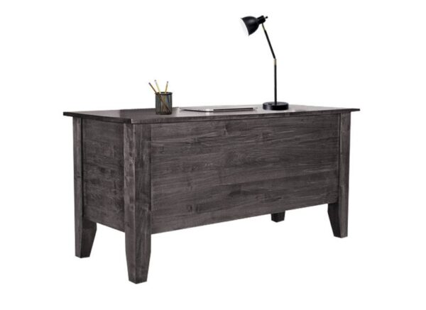 solid wood Victor Black Office Desk01