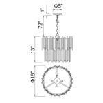 Deco Chandelier 4-Lights - Image 5