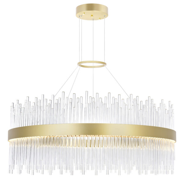 Genevieve 32-inch LED Chandelier | Modern Ceiling Light 00-01