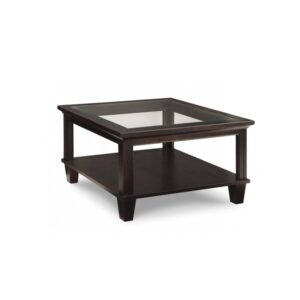 Solid wood glass top georgetown coffee table-01