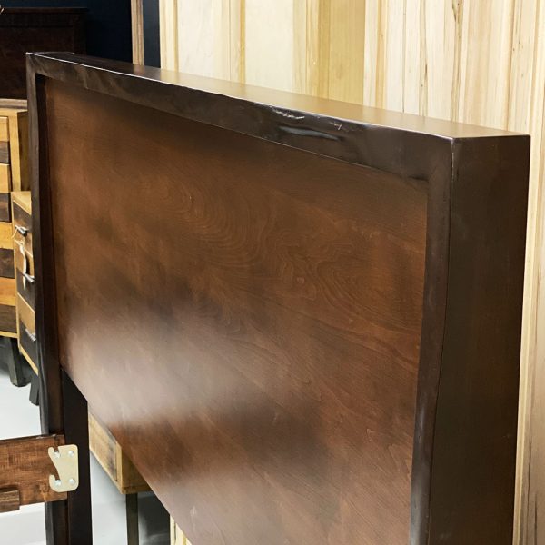 Live Edge Solid Wood Bed – Handcrafted Canadian Bed 01-04