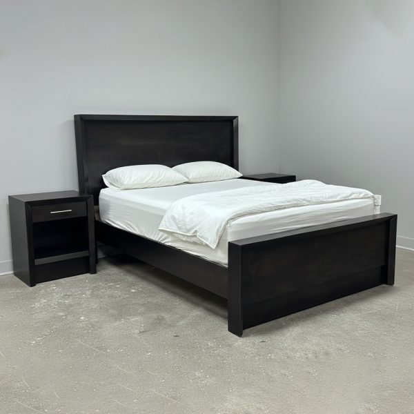 Live Edge Solid Wood Bed – Handcrafted Canadian Bed 02-00