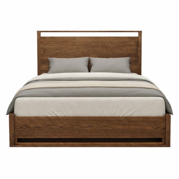 Metara Solid Wood Storage Bed – Custom Handcrafted Bed  00-01