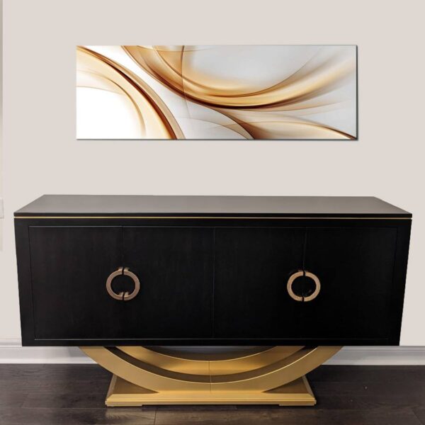 Metro Solid Wood Buffet | Custom Modern Sideboard 00-03-03