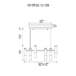 Anem 10-lights Island Pendant - Image 5