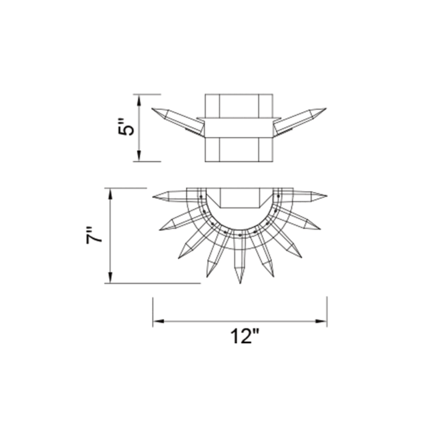 Arctic Queen Led Wall Light(Cw1108W12) - Image 2