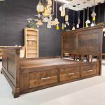 Manhattan Solid Wood Storage Bed | Custom Canadian Wood Bed 04-02