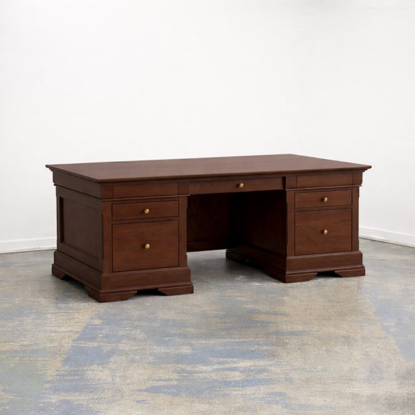St. James Solid Wood Executive Desk | Handmade Office Desk 02-01