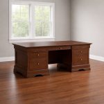 St. James Solid Wood Executive Desk | Handmade Office Desk 02-02
