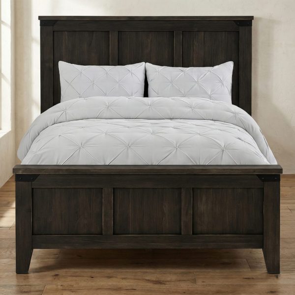 Union Station Solid Wood Bed – Handcrafted Hardwood Bed Frame 01-01