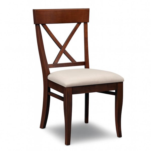 X-Back Solid Wood Dining Chair – Custom Farmhouse Dining Chair 01-07