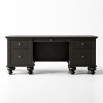 Brooklyn Solid Wood Executive Desk | Traditional Office Desk 00-01