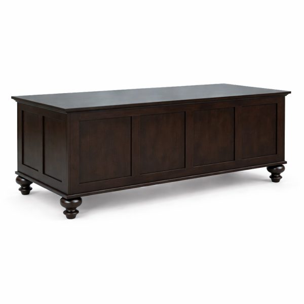 Brooklyn Solid Wood Executive Desk | Traditional Office Desk 00-04