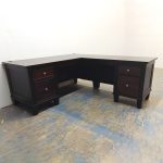 Brooklyn Solid Wood Corner Desk with Hutch | L-Desk 03-01