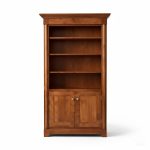 Tranquil Solid Wood Bookcase | Handcrafted Custom Book Shelf 00-04