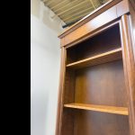 Tranquil Solid Wood Bookcase | Handcrafted Custom Book Shelf 01-03