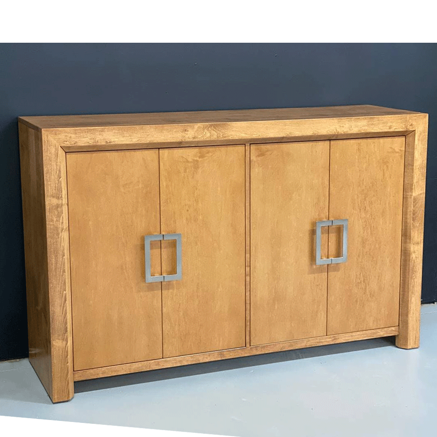 Tranquil solid wood Buffet-handcrafted custom sideboard-03