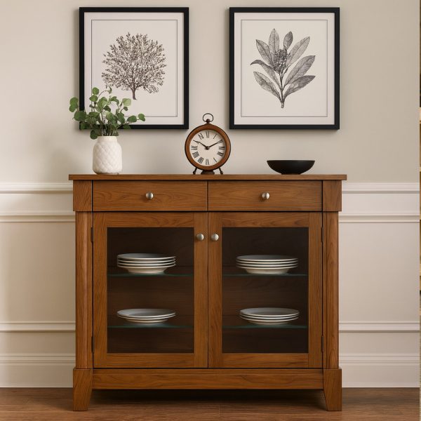 Tranquil Solid Wood Buffet | Modern Sideboard 00-05