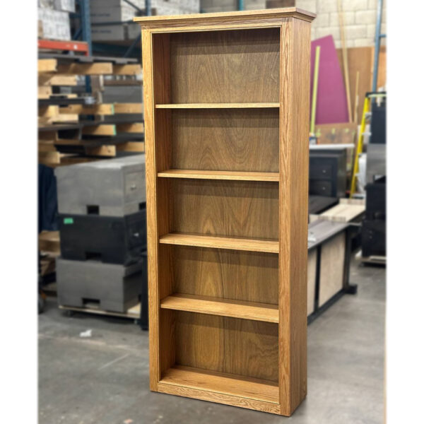 Brooklyn Solid Wood Bookcase | Handcrafted Custom Bookcase 01-02