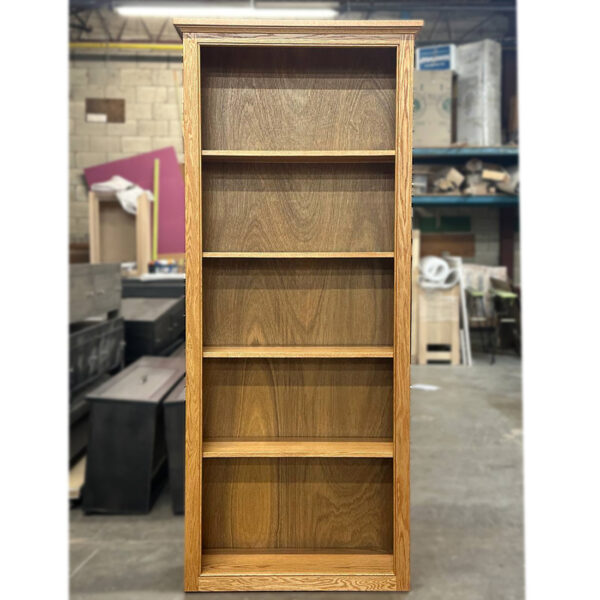 Brooklyn Solid Wood Bookcase | Handcrafted Custom Bookcase 01-01