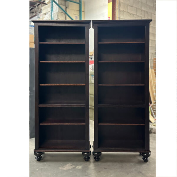 Brooklyn Solid Wood Bookcase | Handcrafted Custom Bookcase 03-02
