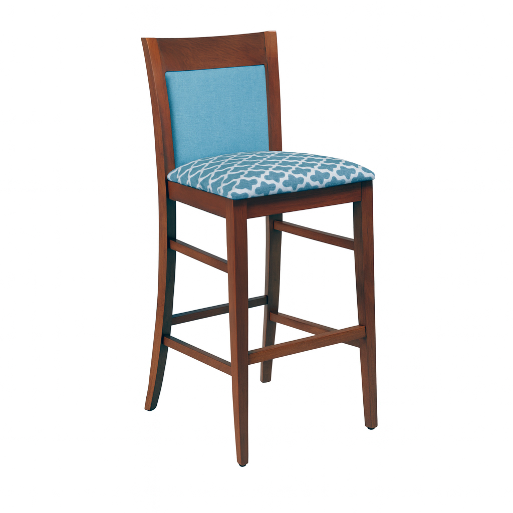 Brooklyn Upholstery solid wood Stool | Handcrafted Custom Bar Stool 00-00