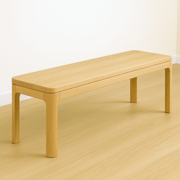 Freya Solid Wood Modern Bench | Custom Dining Bench 00-01