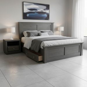 Hockley Solid Wood Bedroom Set with storage bed 00-0