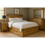 Union Station Rustic Bedroom Set | Solid Wood Bedroom Furniture 00-01