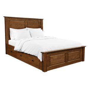 Hockley Solid Wood Storage Bed |  Custom Condo Bed 00-01