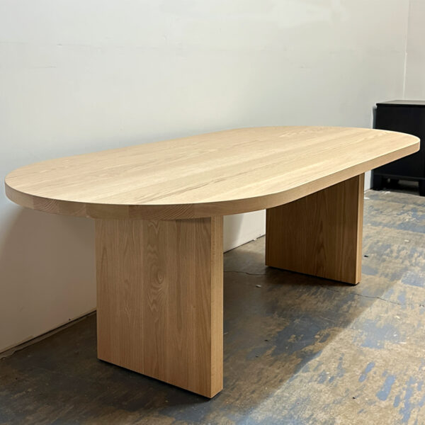 Lansing Solid Wood Table | Handcrafted Pillar Live Edge Table 01-01