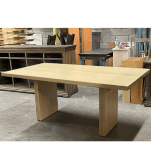 Lansing Solid Wood Table- handcrafted Pillar Live Edge Table-03