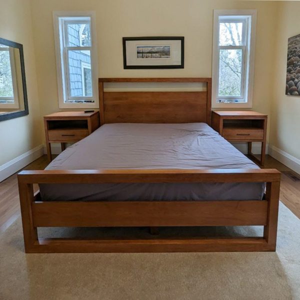 Tempus Solid Wood Bedroom Set | Custom Modern Bedroom Set 01-01