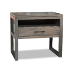 Tempus Solid wood Modern Nightstand | Custom Nightstand-00-03