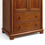 Tranquil Solid Wood Wardrobe | Handcrafted Custom Armoire Canada 0-04