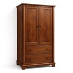 Tranquil Solid Wood Wardrobe | Handcrafted Custom Armoire Canada 0-01