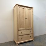 Tranquil Solid Wood Wardrobe | Handcrafted Custom Armoire Canada 01-02