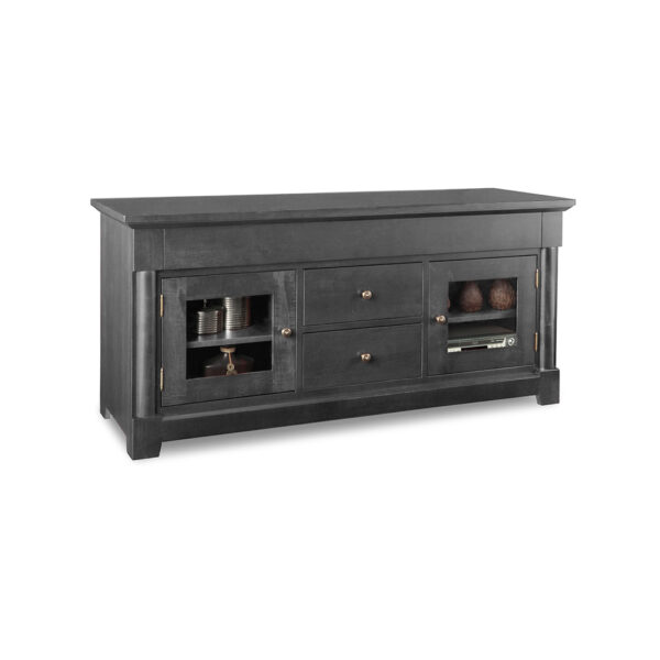 Tranquil Solid Wood TV Table | Custom Entertainment Unit 00-03