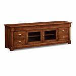 Tranquil Solid Wood TV Table – Classic Hardwood TV Stand 1-03