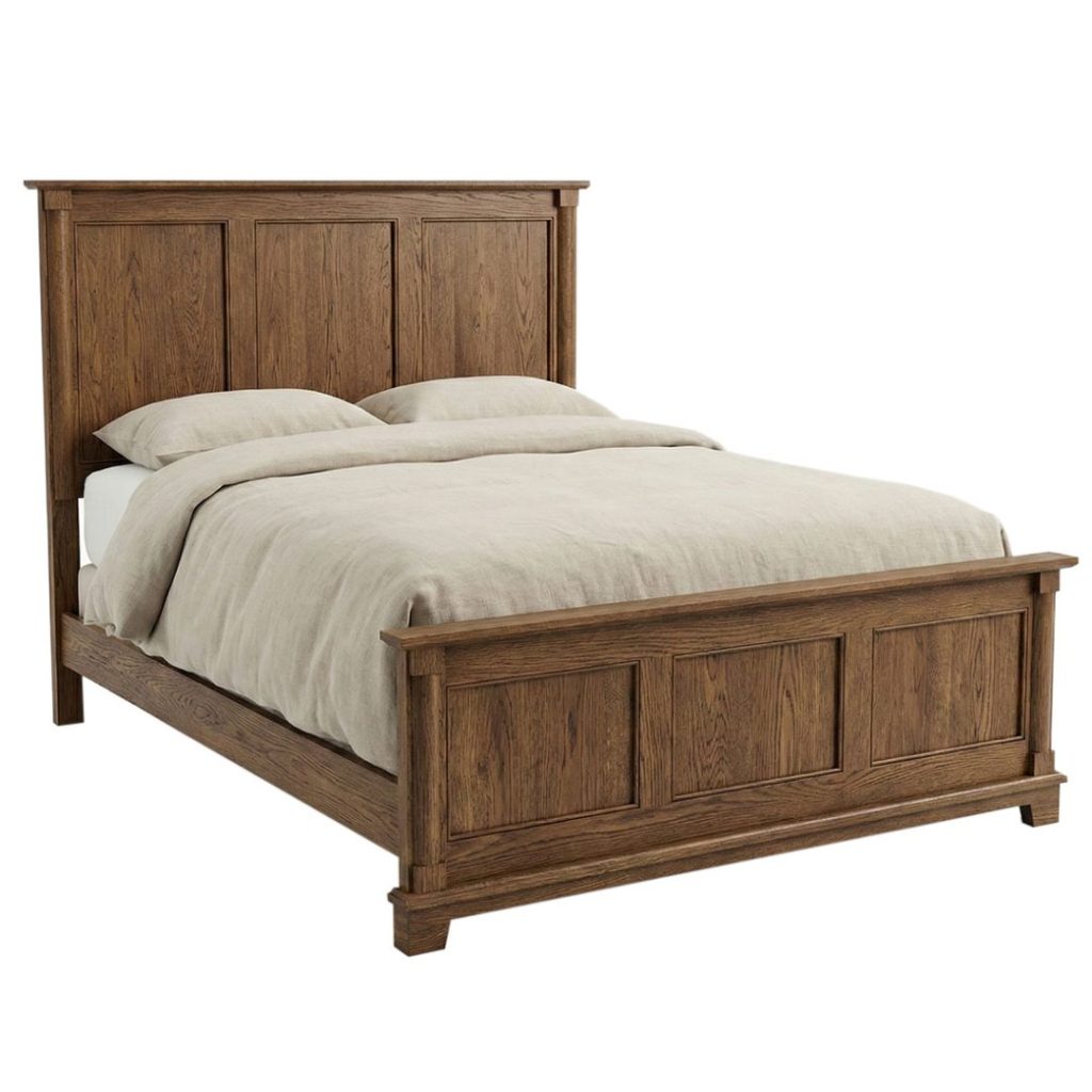 Tranquil Solid Wood Bed | Custom Handcrafted Bed 00-00