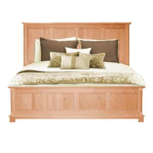 Tranquil solid wood bed-01-Handcrafted